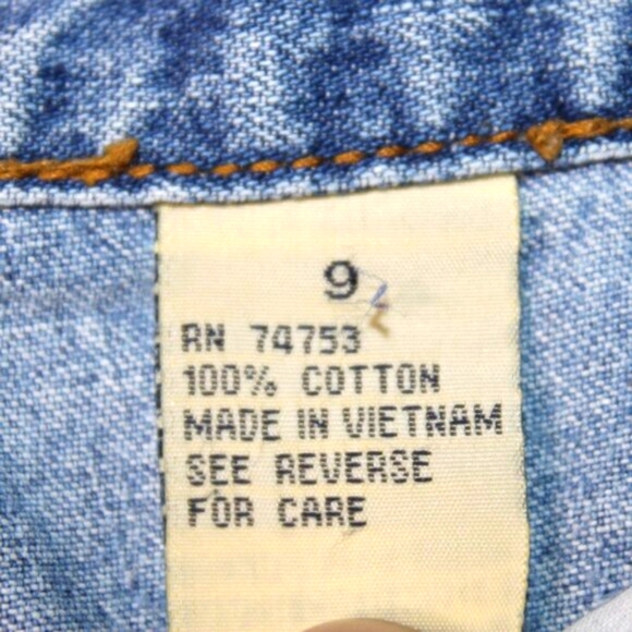 Vintage Zana-Di High-Waisted Denim Shorts - Size 9/10 - 90s Fashion, Retro Style - Picture 9 of 9